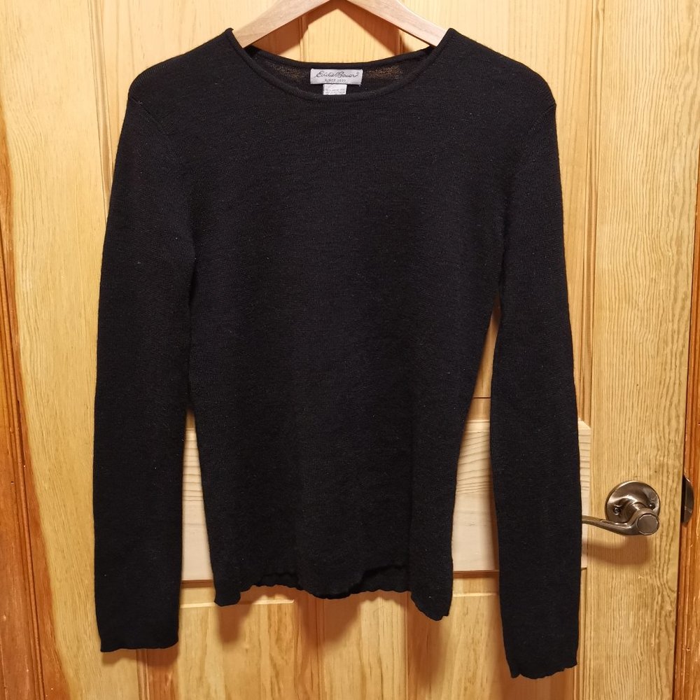 Eddie Bauer 100% Merino Wool Crewneck Sweater (S)-Made in Australia